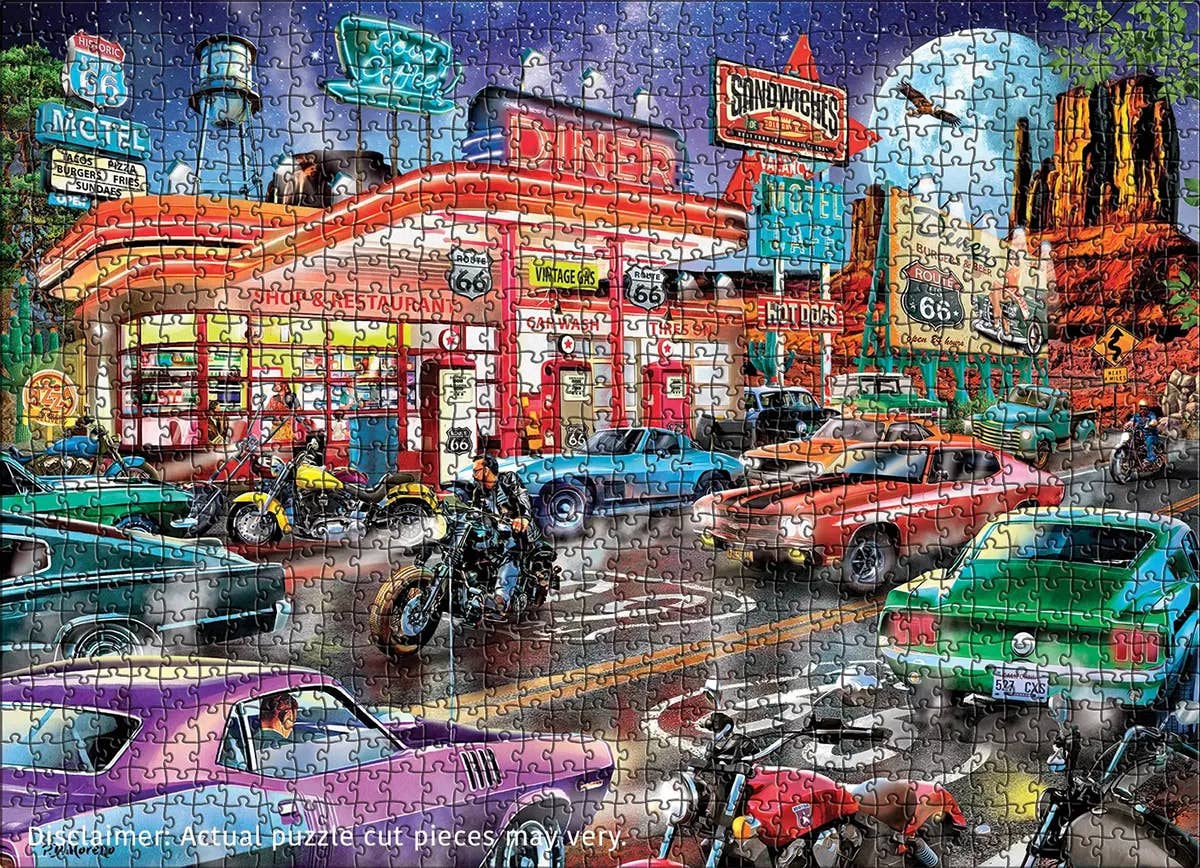 Route 66 Diner 1000pc Puzzle, photo 3 of 3