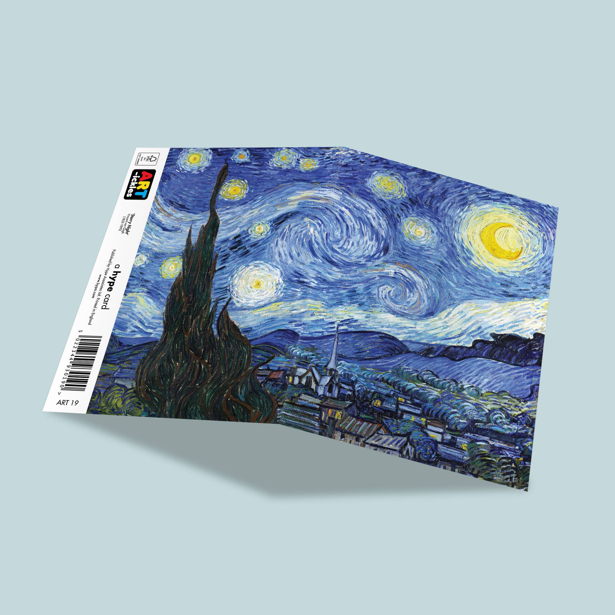 Art Greeting Card | Van Gogh | The Starry Night, photo 2 of 2