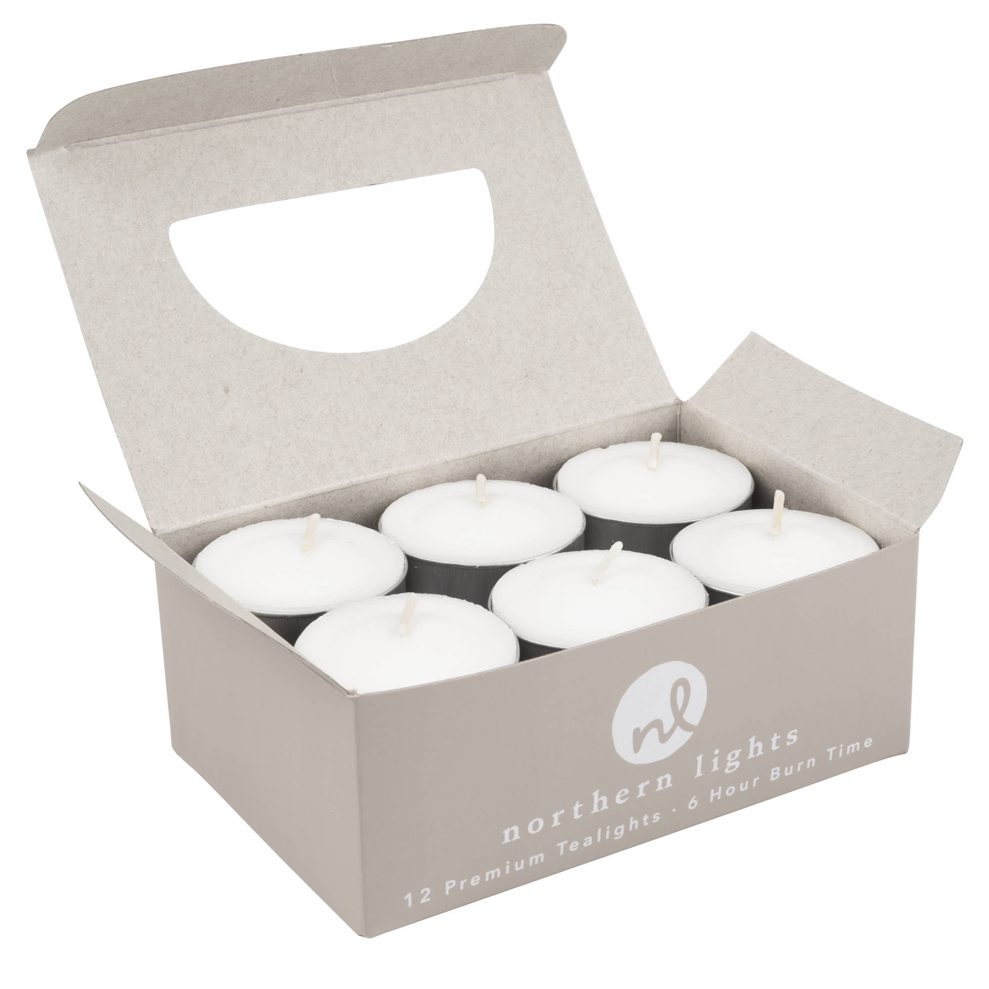 Unfragranced Tealight Candles - 12pc Box, photo 1 of 3
