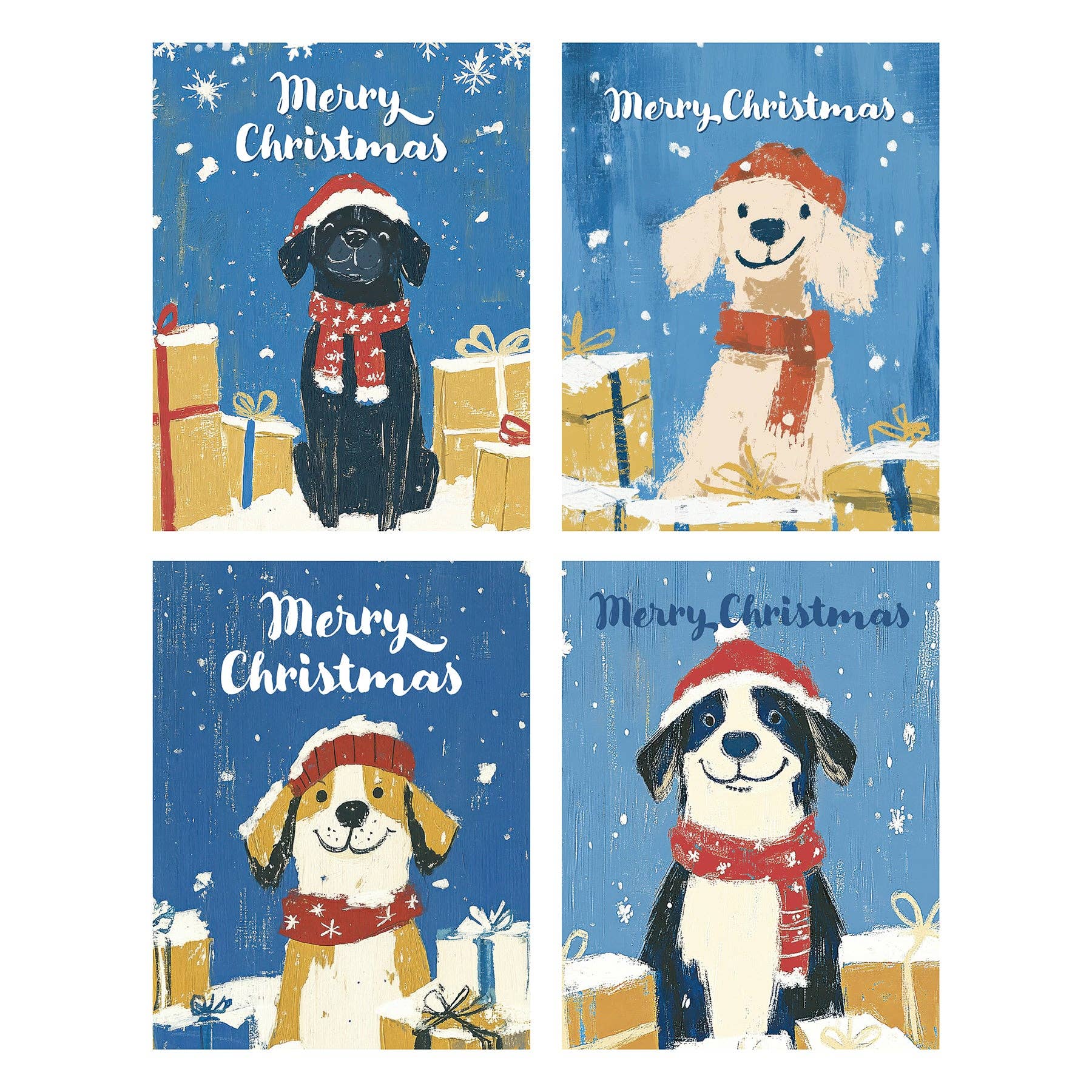 Delightful Dogs - Recycled Christmas Cards Box Set for Dog Lovers, photo 2 of 3