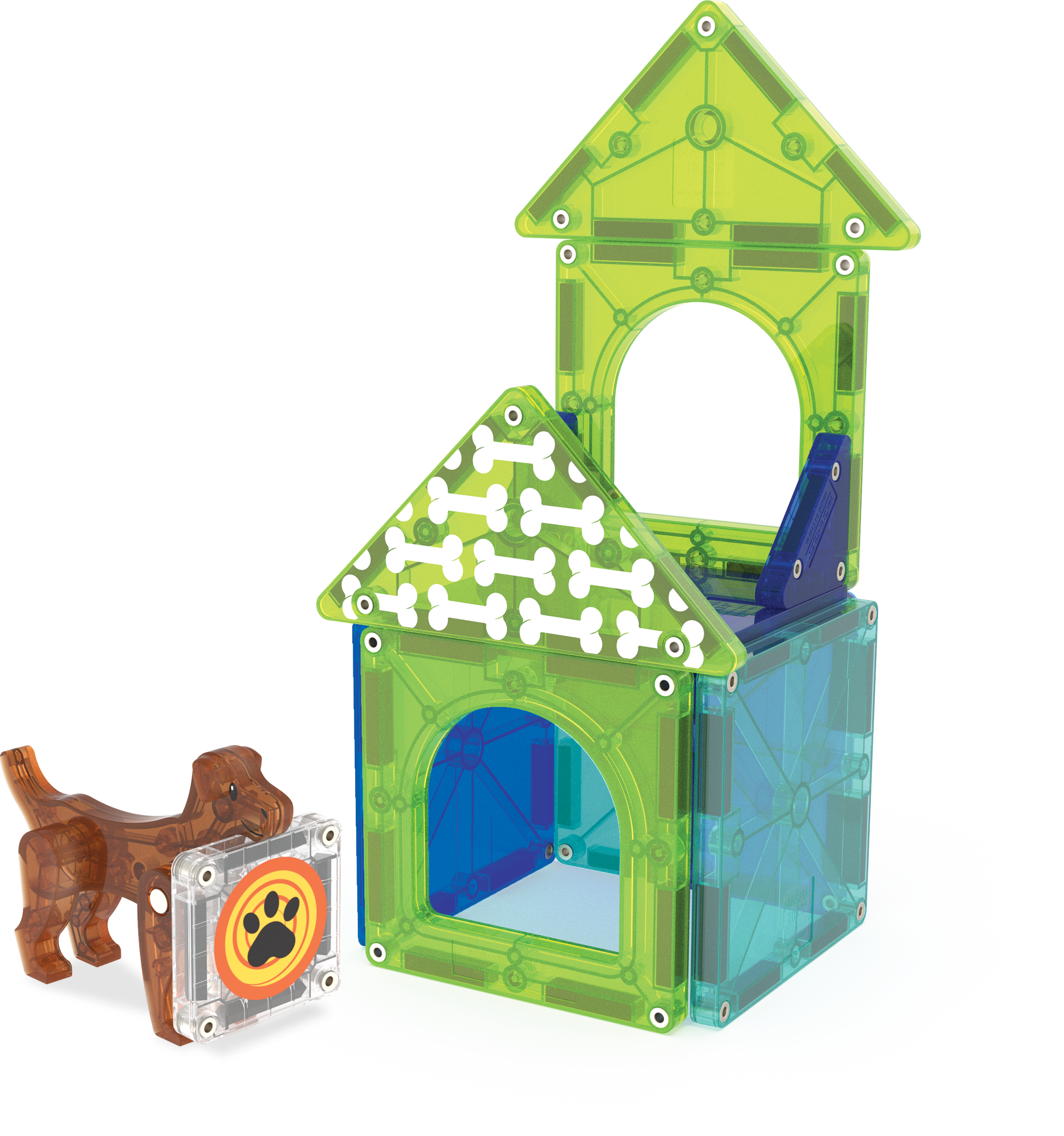 Magna-Tiles Dog House 13-Piece Set, photo 3 of 6
