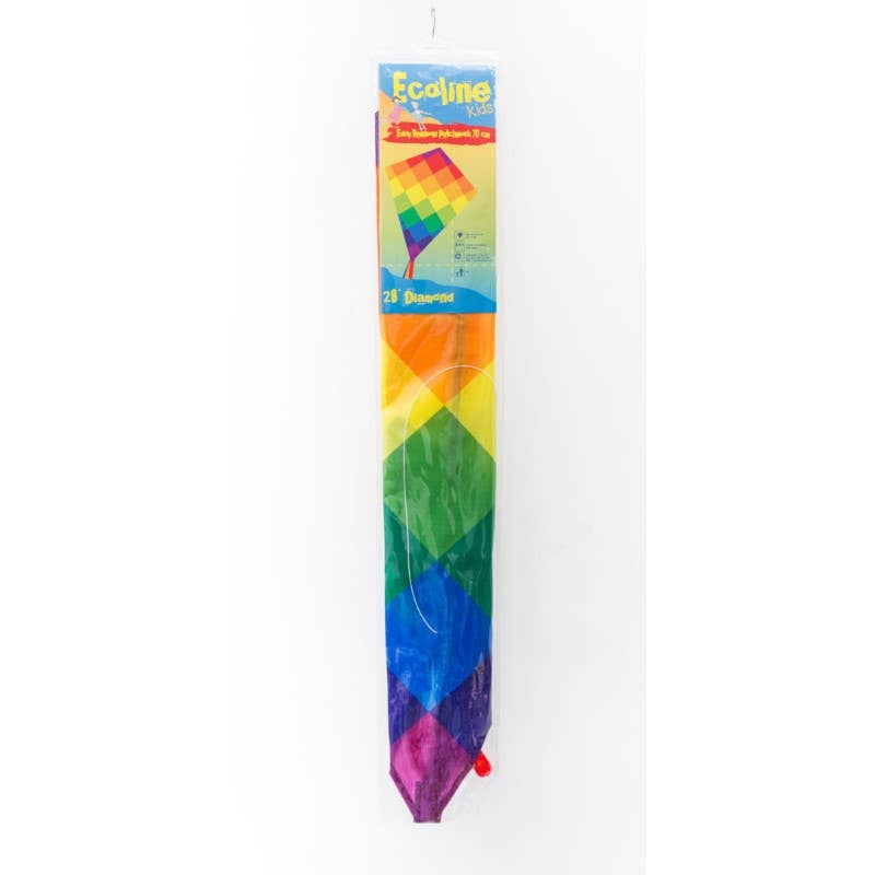 Ecoline Eddy Rainbow Patchwork Kite 28", photo 2 of 3
