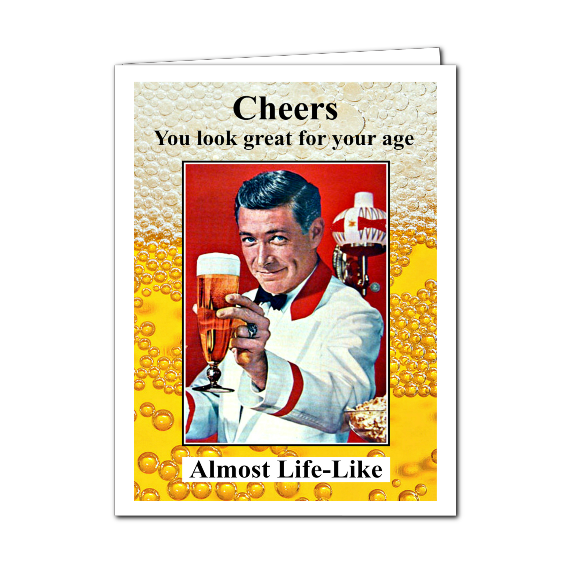 Umlaut Brooklyn Life Like Male - Birthday Greeting Card, photo 3 of 3