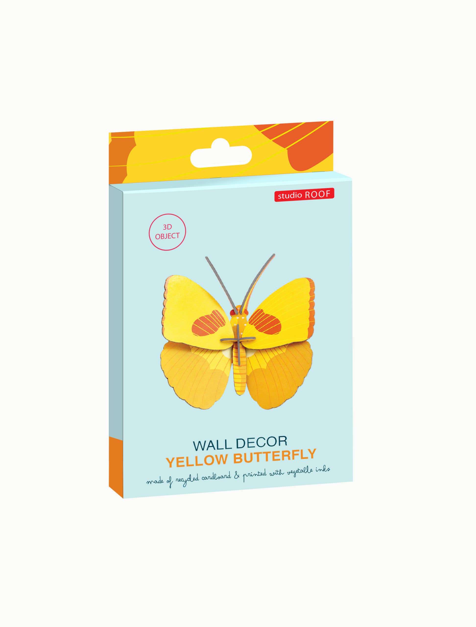 3D Wall Art - Butterfly - Yellow Butterfly, photo 4 of 4
