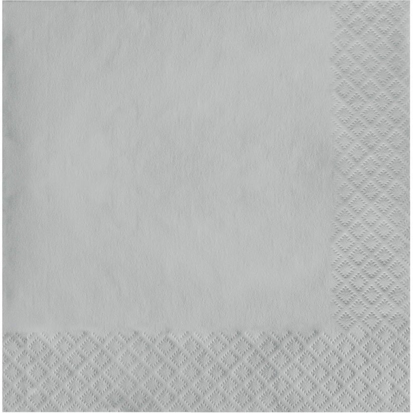 Lunch Napkin - Shimmering Silver
