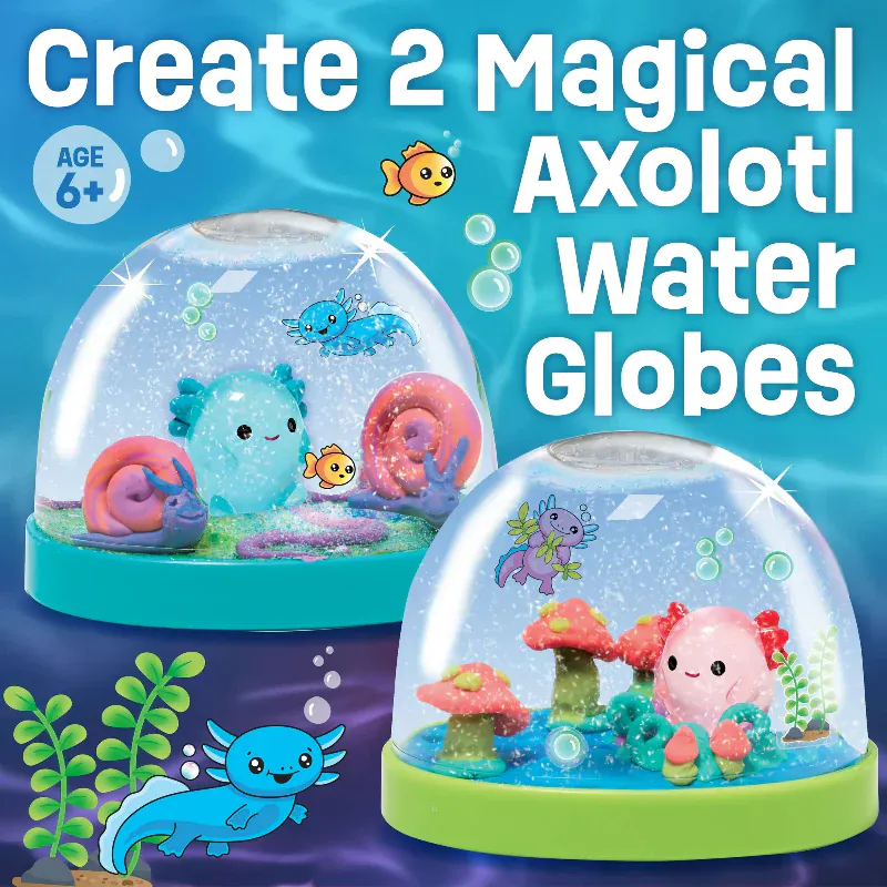 Make Your Own Water Globes Axoloyis, photo 2 of 3