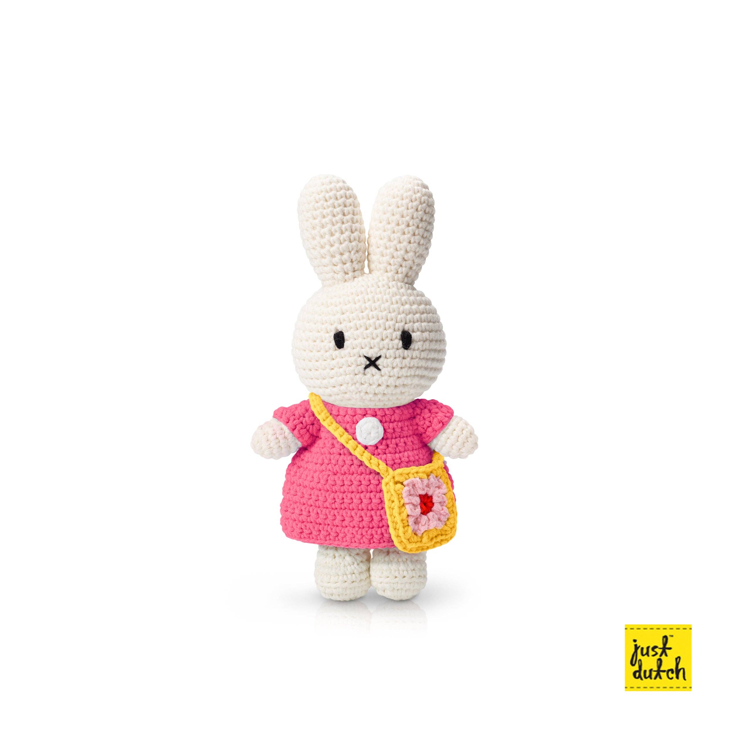 Miffy and her flower bag: Pink dress with yellow flower bag, photo 1 of 8