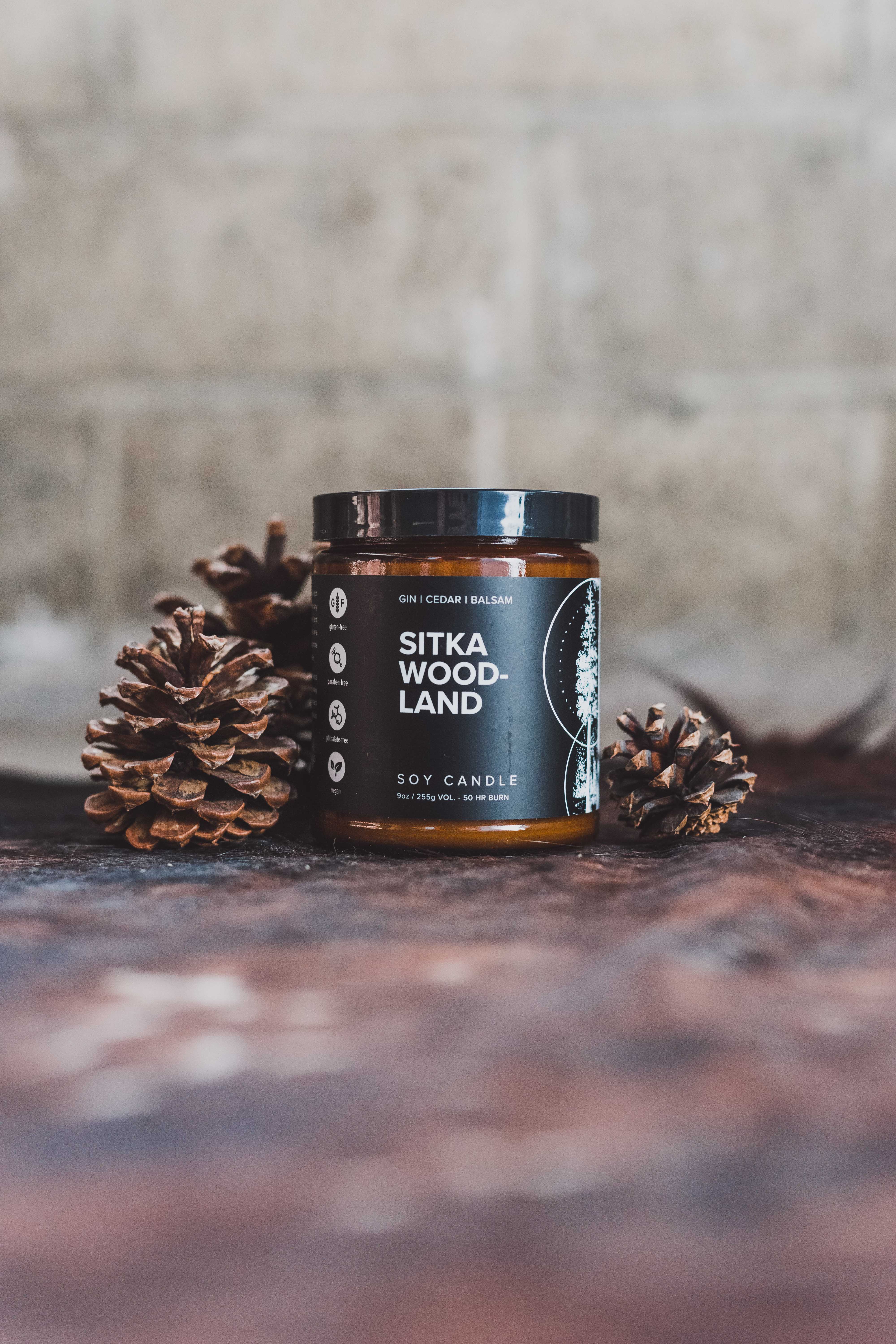 Sitka Woodland 9oz Soy Candle, photo 2 of 6