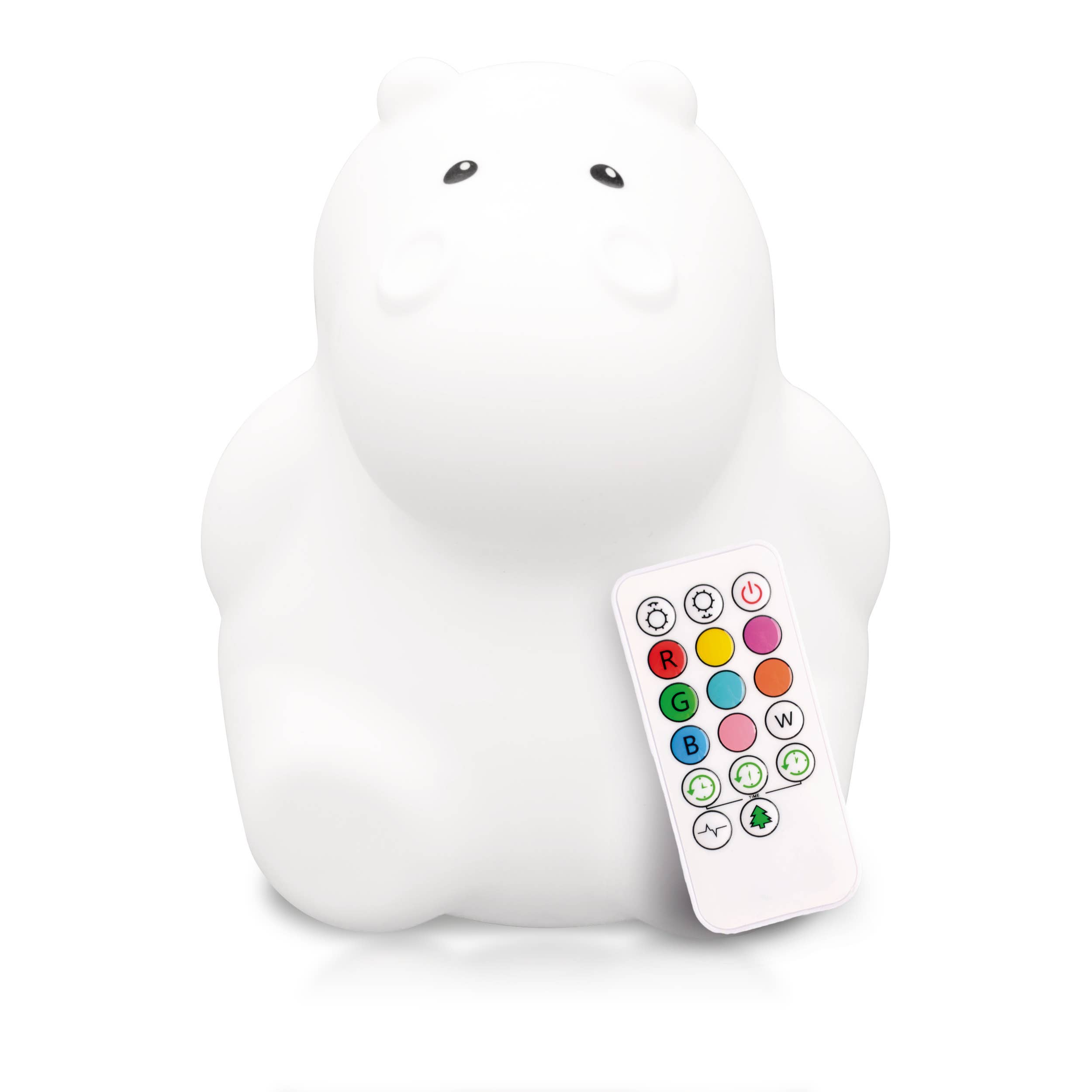 Lumipets® LED Hippo Night Light with Remote, photo 1 of 5
