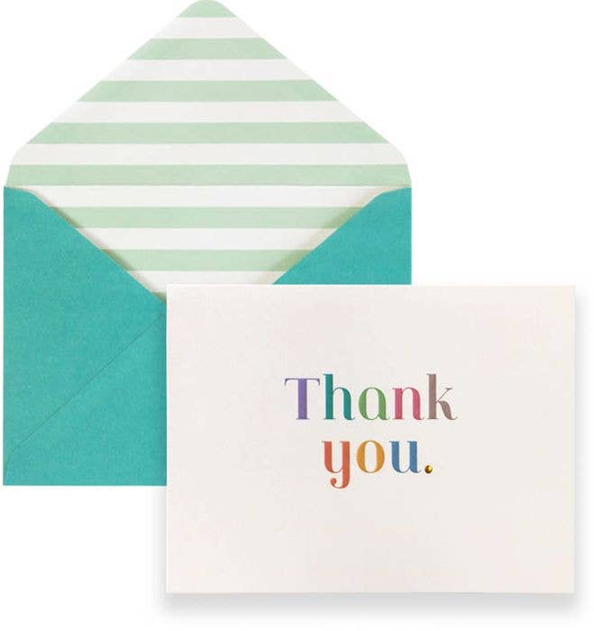 Thank You Rainbow Boxed Notecards, photo 3 of 5