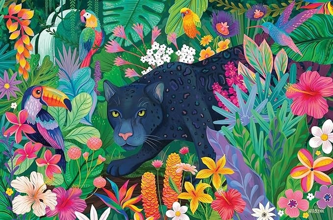 Panther in Flowery June Puzzle