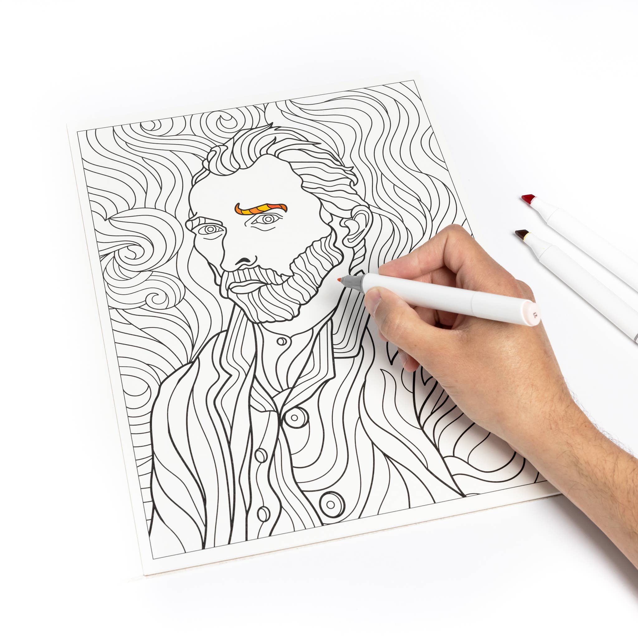 Coloring Book - Vincent van Gogh, photo 6 of 8