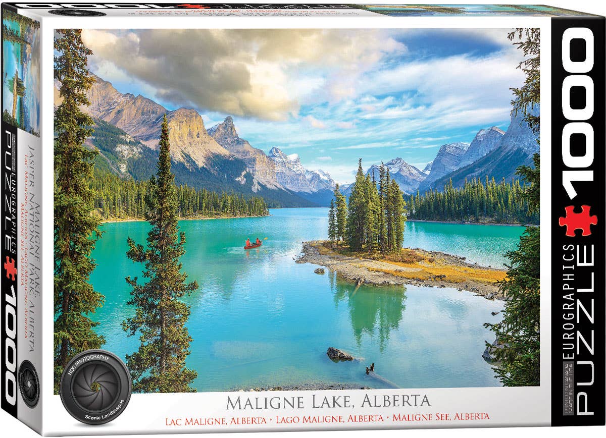 Maligne Lake, Alberta 1000pc Puzzle, photo 1 of 3