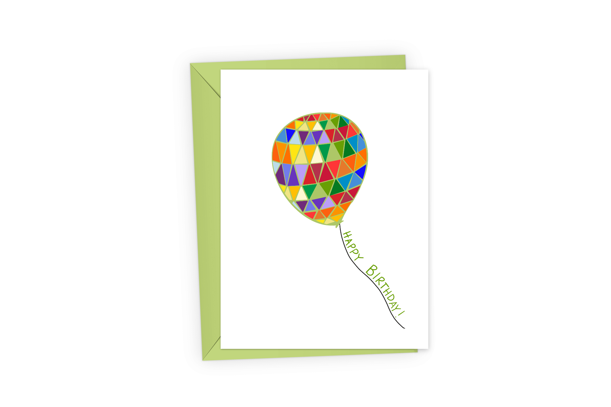 Rainbow balloon