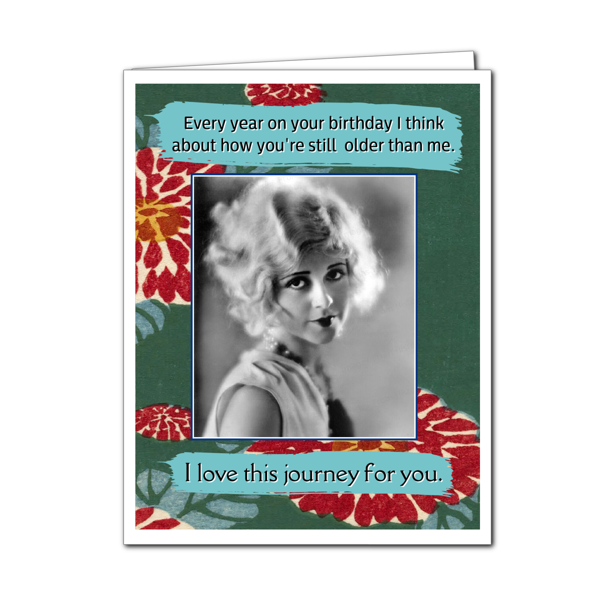 Umlaut Brooklyn I Love This Journey For You - Birthday Greeting Card, photo 3 of 3