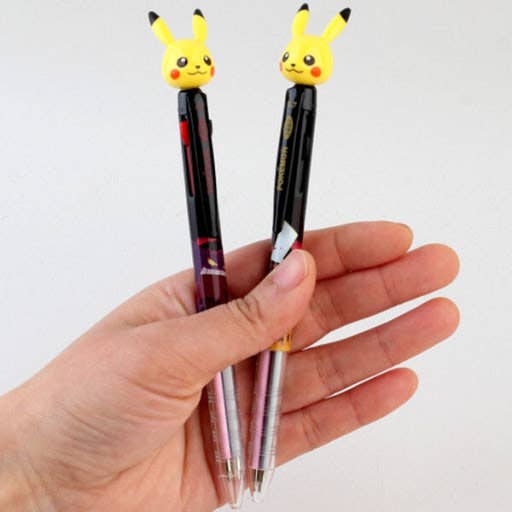 Pokémon Mascot 3Color Ballpoint Pen – Pikachu Topper, photo 4 of 5