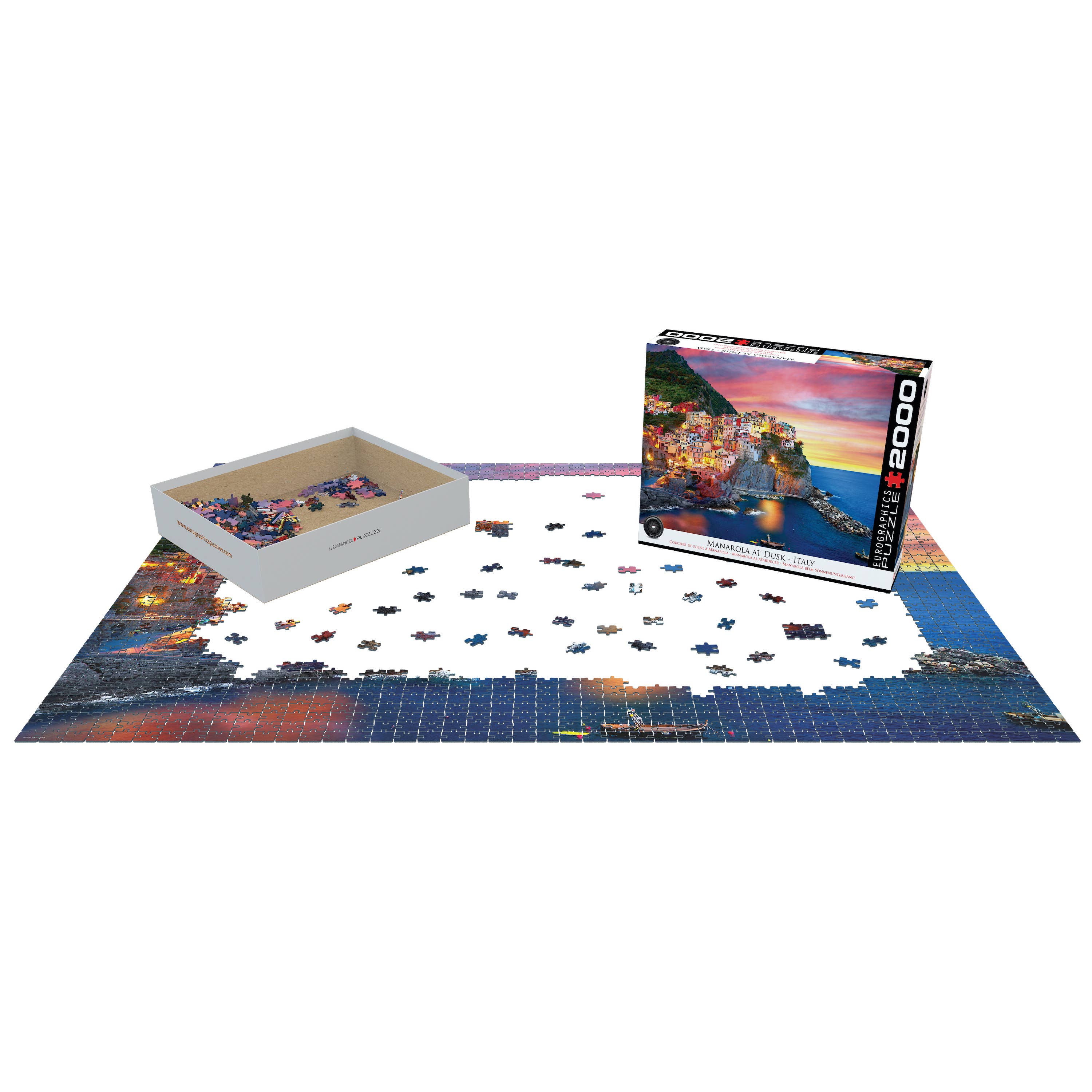 Manarola at Dusk - Italy 2000pc Puzzle, photo 3 of 3