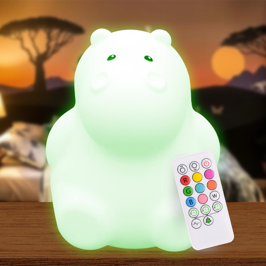 LumiPets Hippo Light & Remote