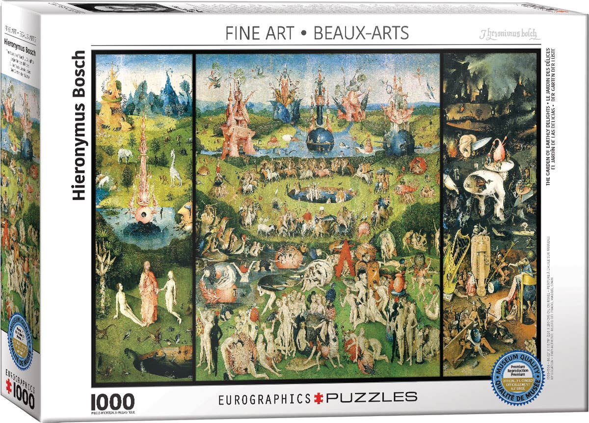 The Garden of Earthly Delights 1000pc Puzzle, photo 1 of 4