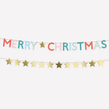 Merry Christmas Mini Matchbox Garland