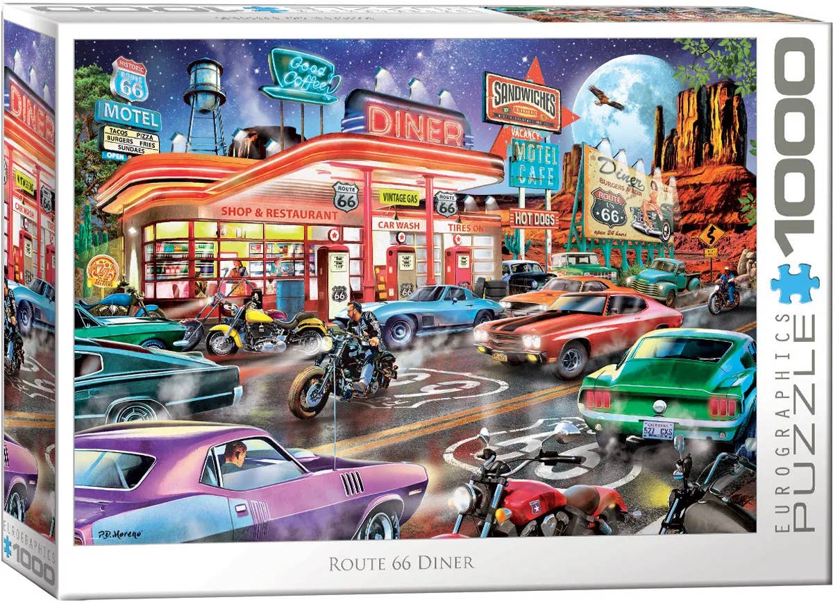 Route 66 Diner 1000pc Puzzle, photo 1 of 3