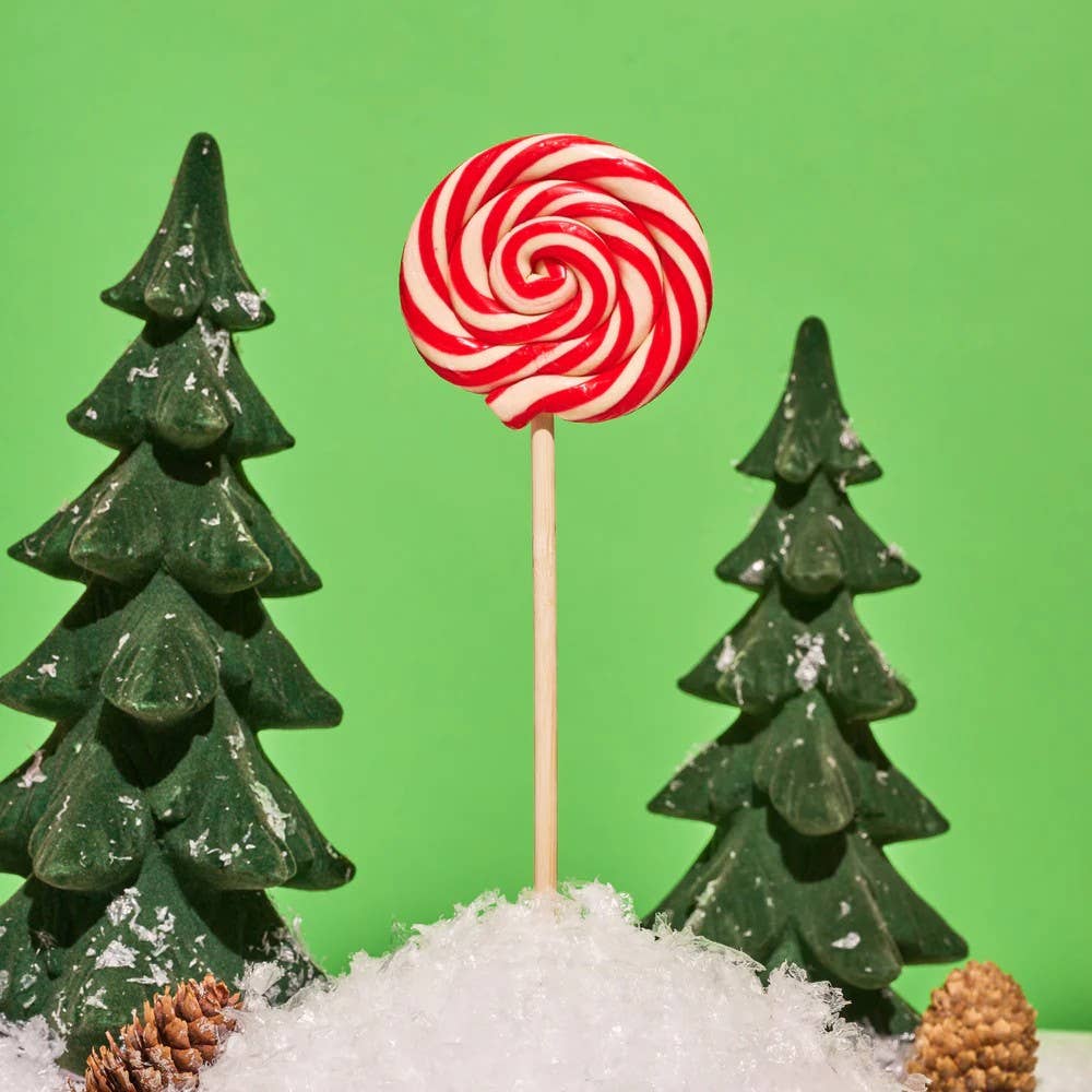 Handmade Lollipop w/ Bow - Peppermint - 2 oz, photo 3 of 5