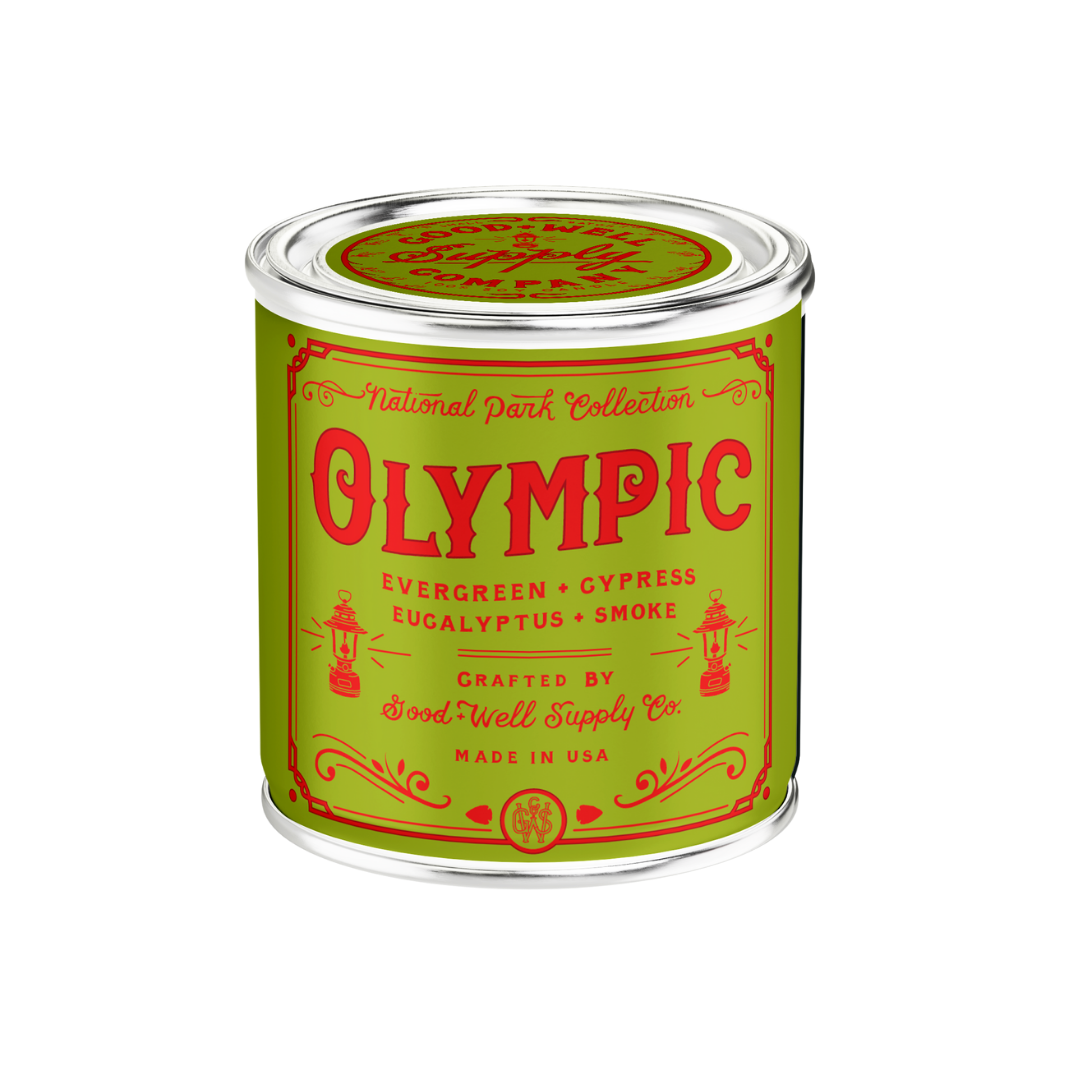 Olympic National Park Candle: 1/2 Pint, Cotton Wick, photo 1 of 4