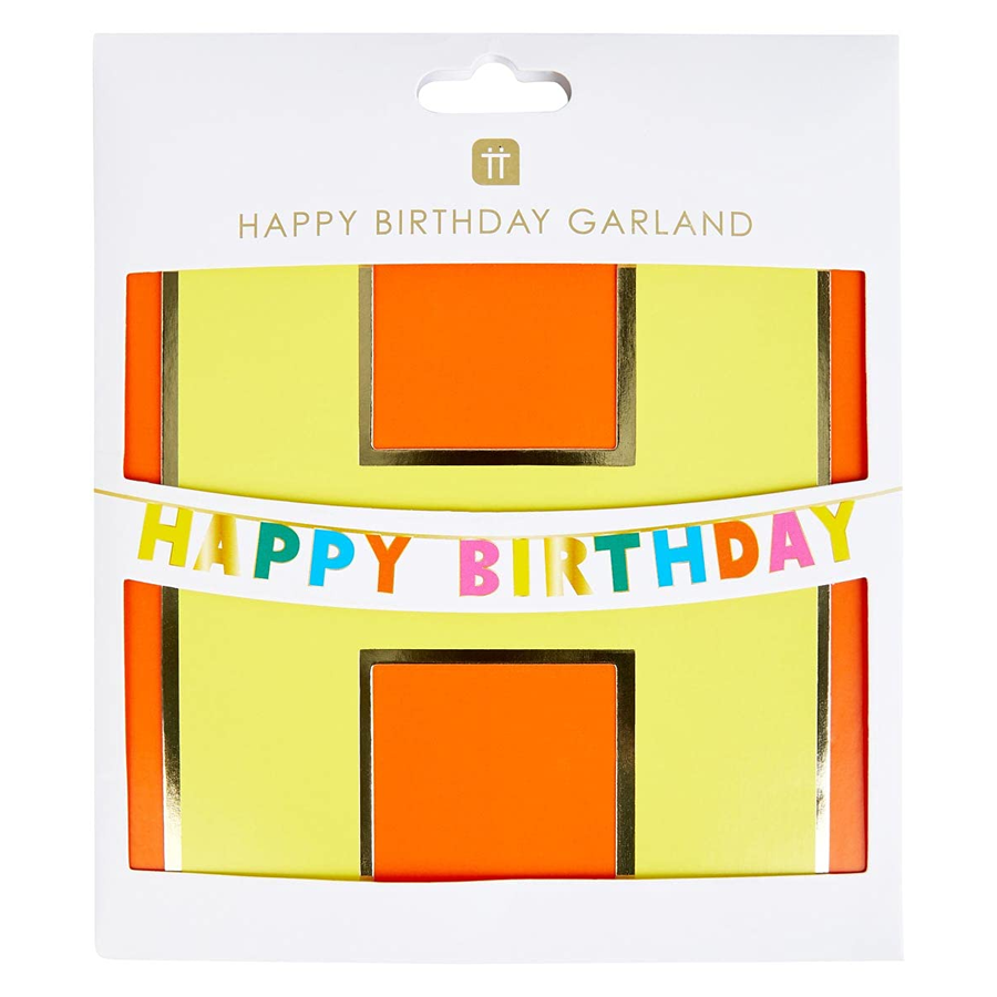 Talking Tables - Rainbow Happy Birthday Garland, photo 1 of 2
