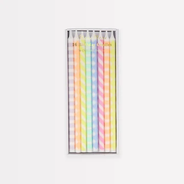 Pastel Patterned Candles, photo 1 of 3