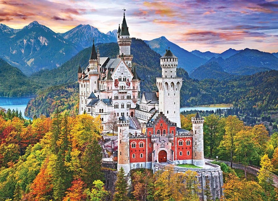 Neuschwanstein Castle Germany Puzzle - 1000pc, photo 2 of 3