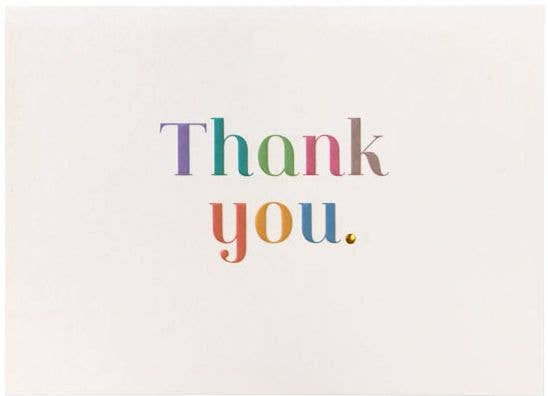 Thank You Rainbow Boxed Notecards, photo 4 of 5