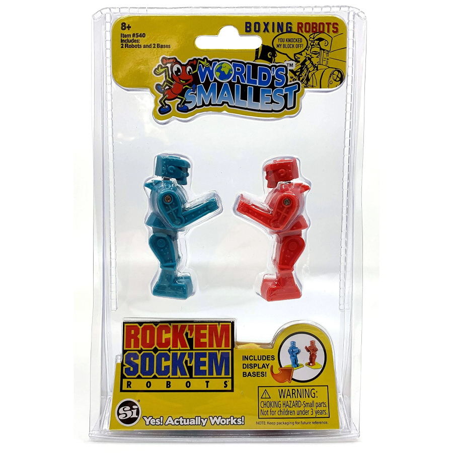 World's Smallest Rock 'Em Sock 'Em Robots