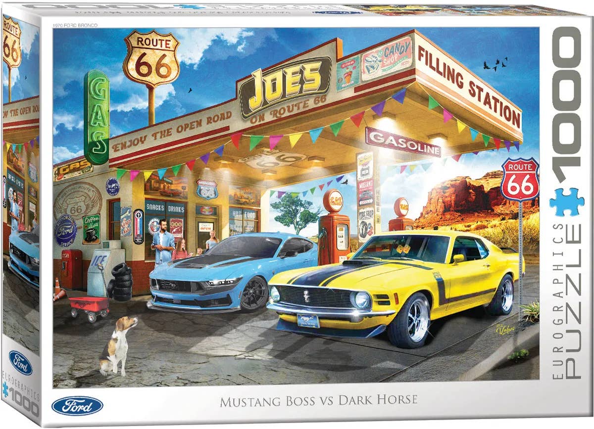 Mustang Boss vs Dark Horse 1000pc Puzzle, photo 1 of 4