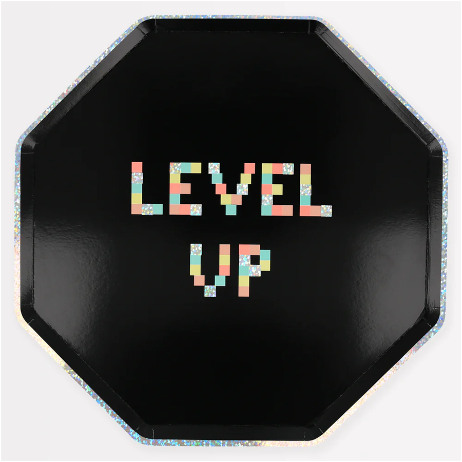 Meri Meri Video Games Dinner Plates - Set of 8