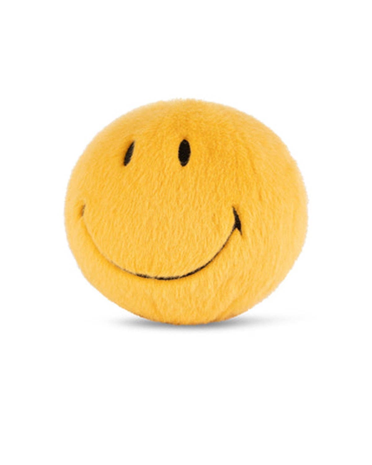 Plush Smiley ECO Fuzzy Yellow 5", photo 2 of 5