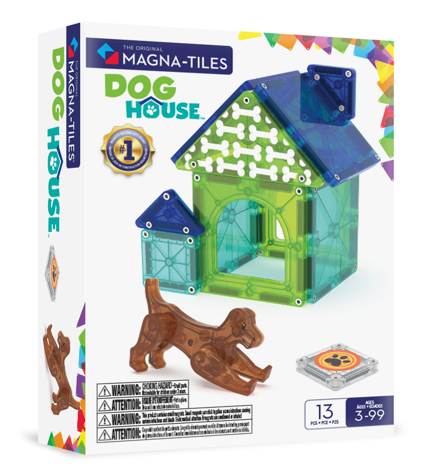 Magna-Tiles Dog House 13-Piece Set, photo 1 of 6