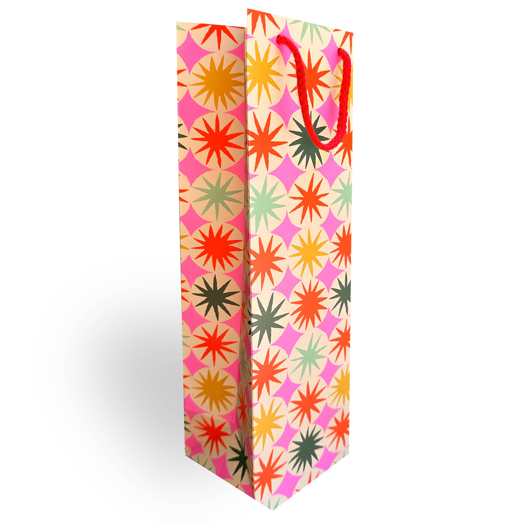 Retro Starburst Wine Gift Bag, photo 1 of 2