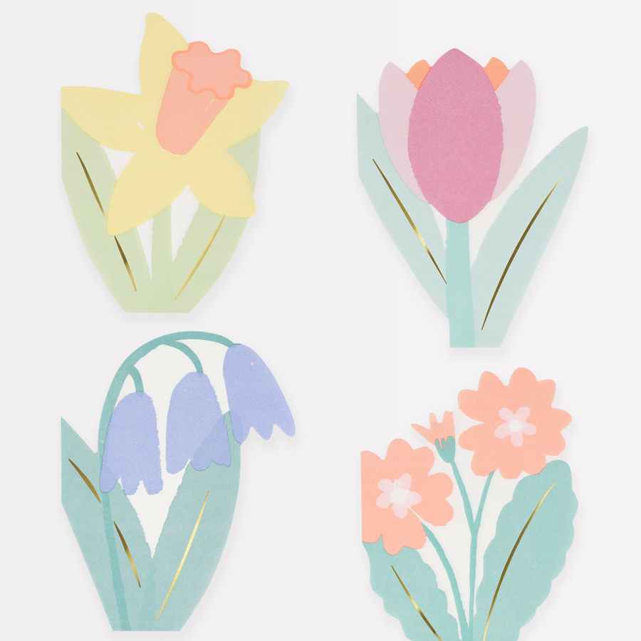 Meri Meri Spring Flower Napkins