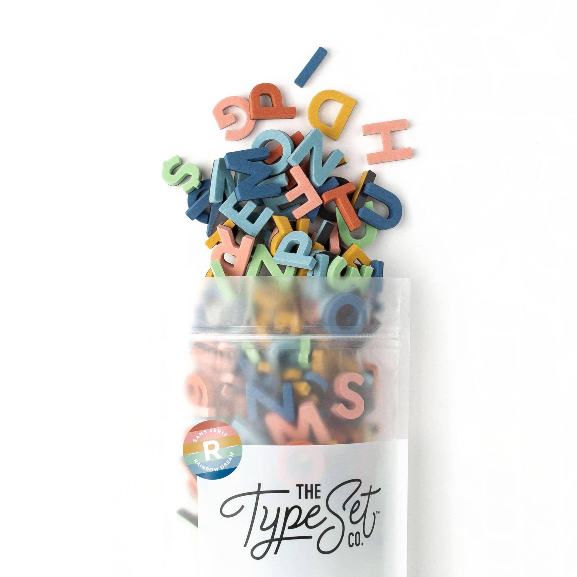1" 200pc Rainbow Dream Magnetic Letters, photo 1 of 8