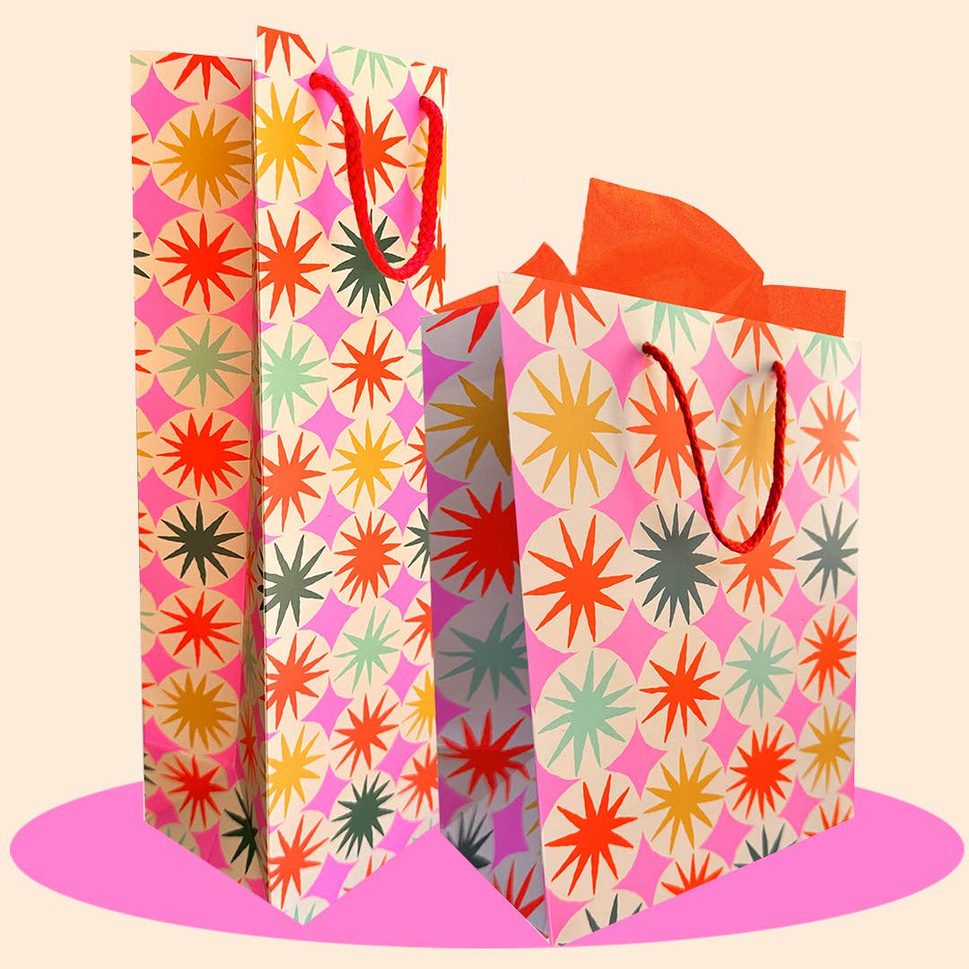 Retro Starburst Gift Bag, photo 2 of 2