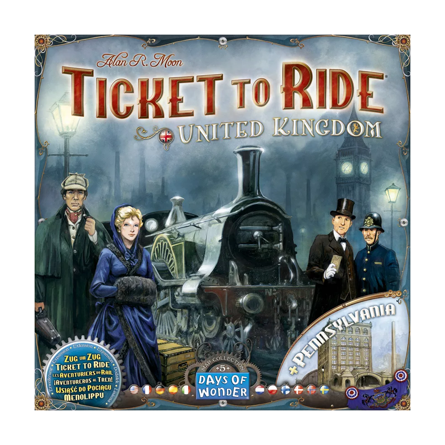 Ticket to Ride: United Kingdom Map