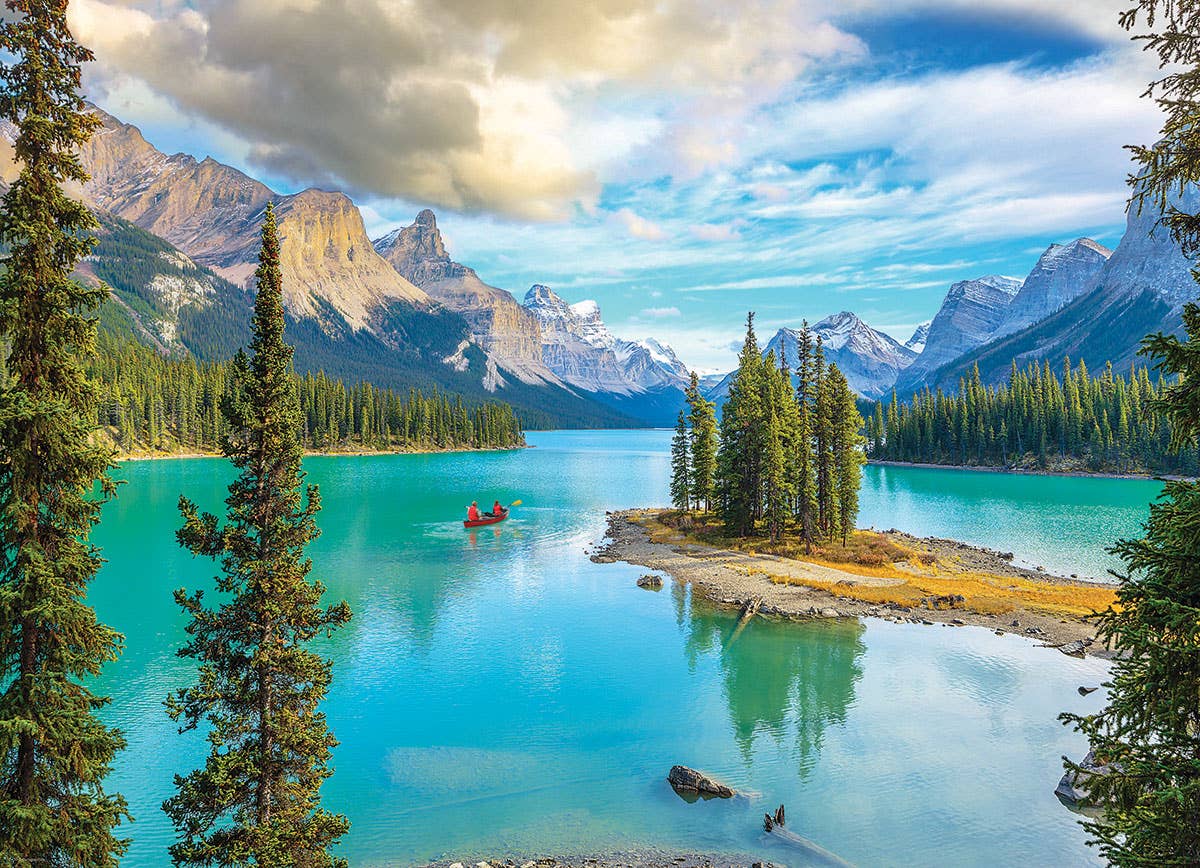 Maligne Lake, Alberta 1000pc Puzzle, photo 2 of 3