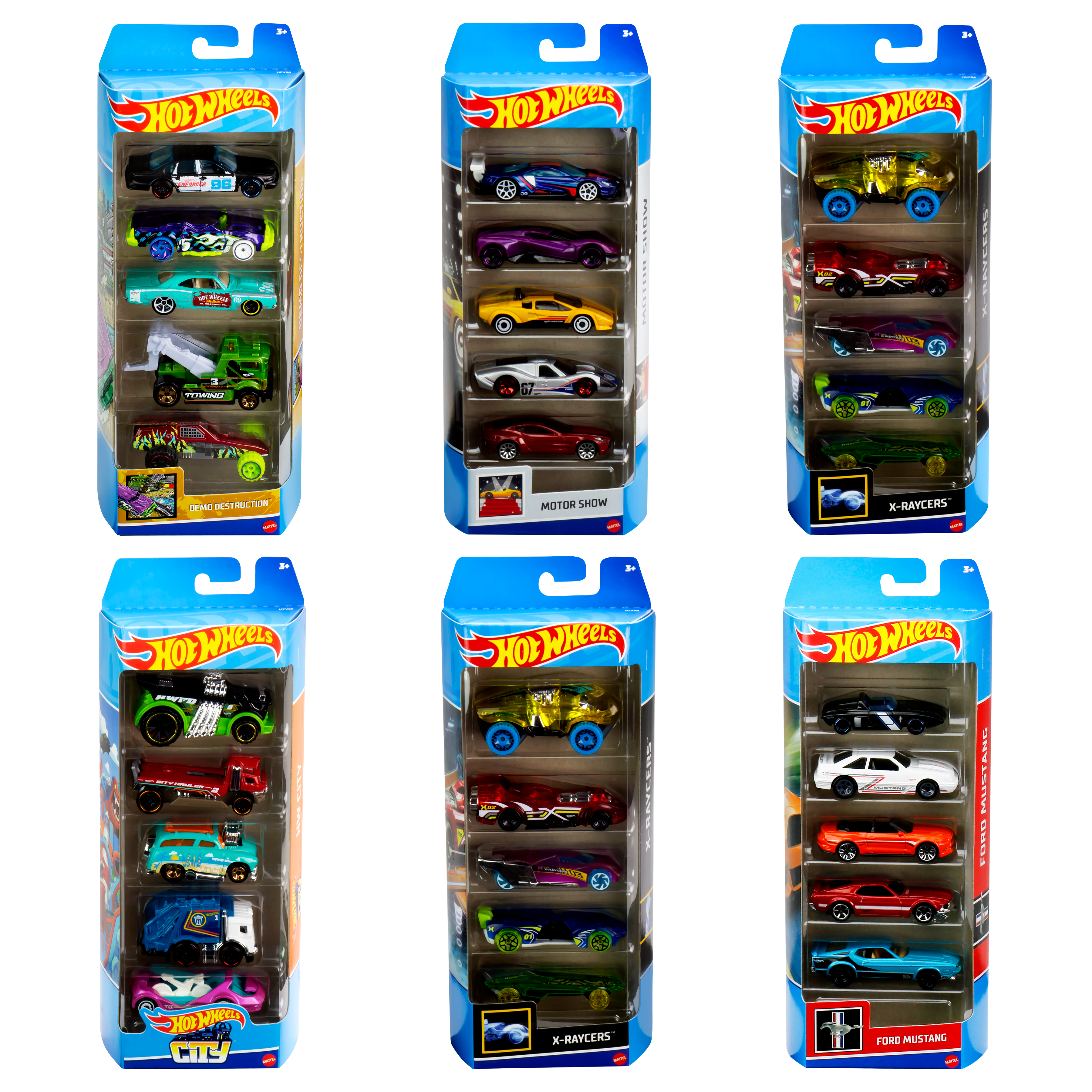 Hot Wheels 5-Car Pack Assortment, photo 1 of 2