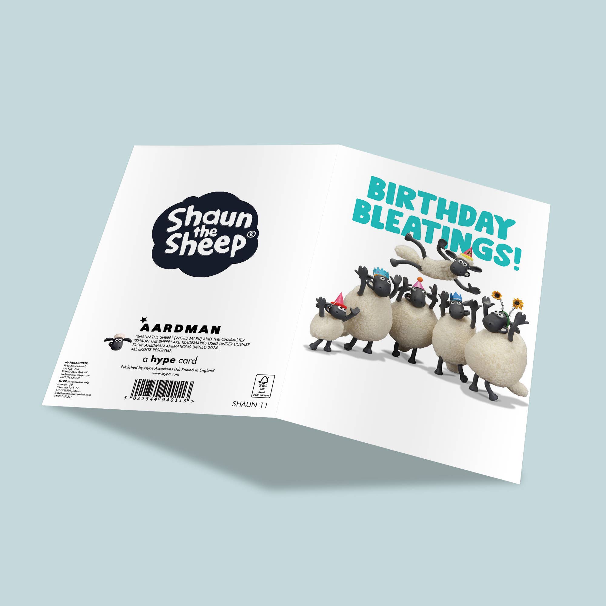 Birthday Card | Shaun the Sheep | Birthday Bleatings, photo 2 of 2