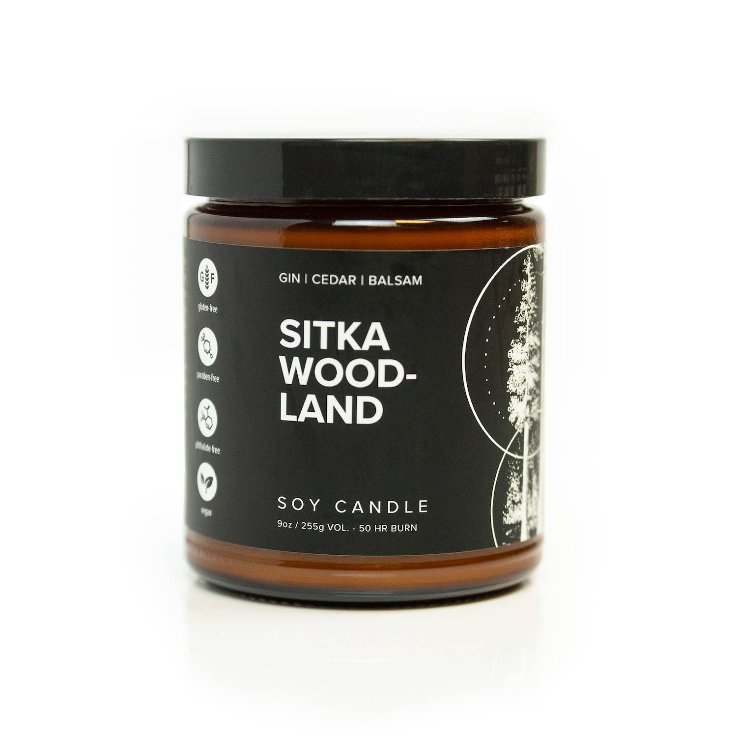 Sitka Woodland 9oz Soy Candle, photo 1 of 6