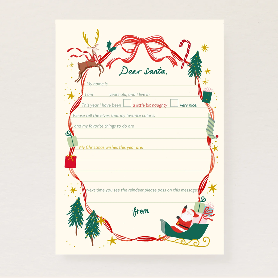 Meri Meri Letter To Santa Kit, photo 1 of 3
