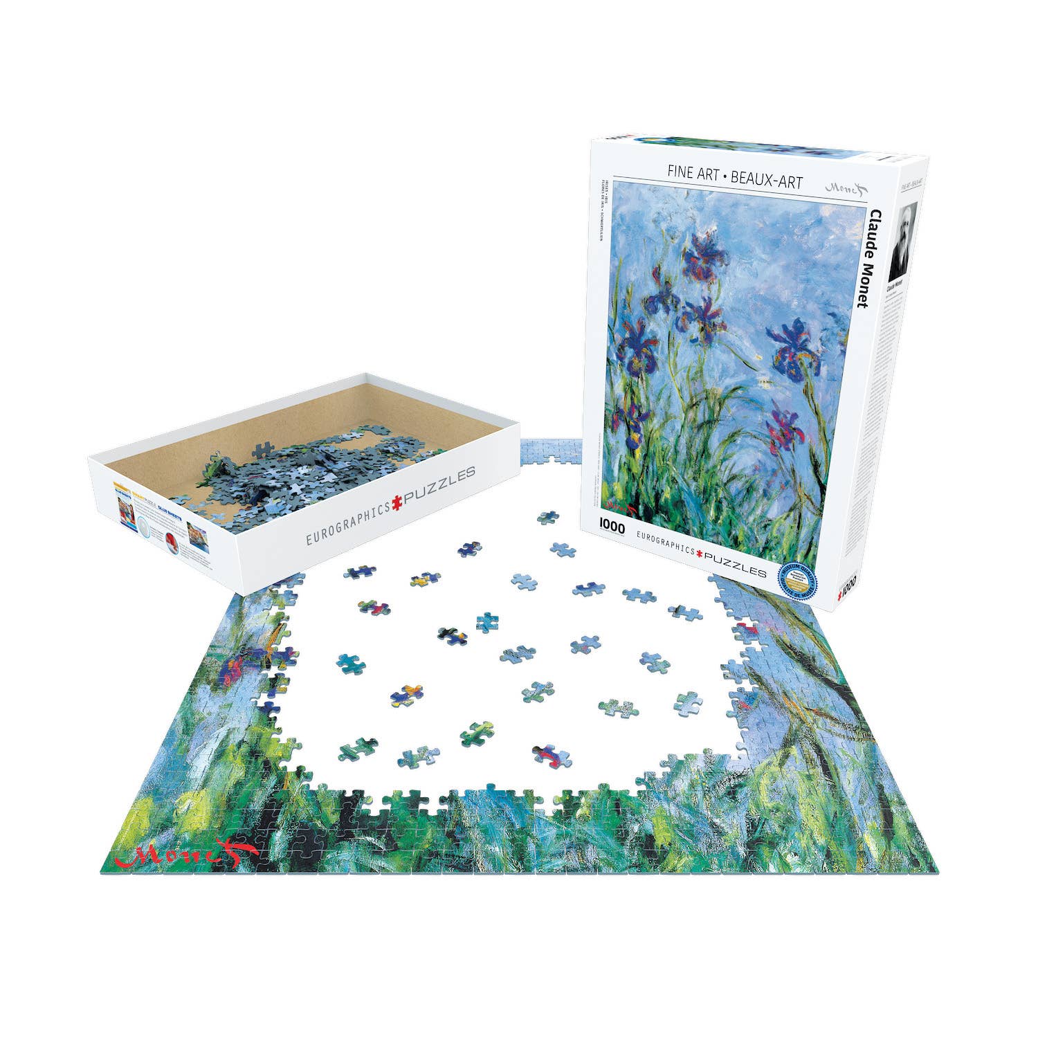Irises Claude Monet 1000pc Puzzle, photo 3 of 3