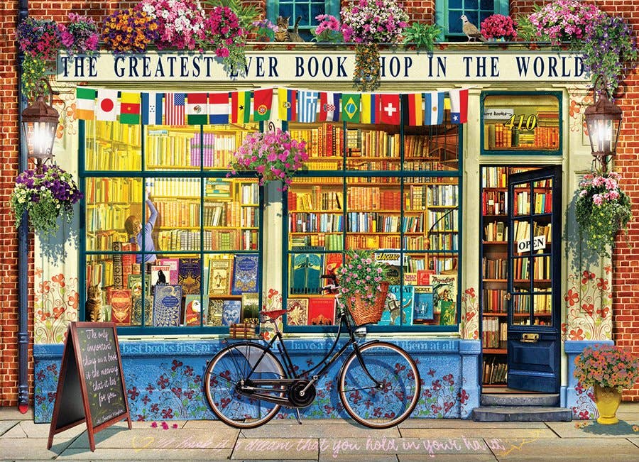 The Greatest Ever Book Shop 1000pc Puzzle, photo 2 of 3