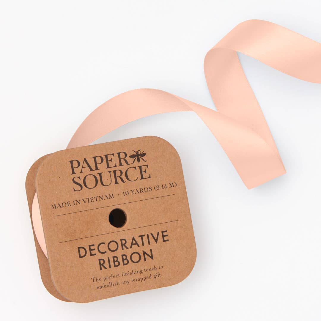 Satin Ribbon 1" Width: Gold, photo 4 of 8