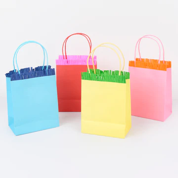 Meri Meri Bright Fringed Party Bags, photo 2 of 3